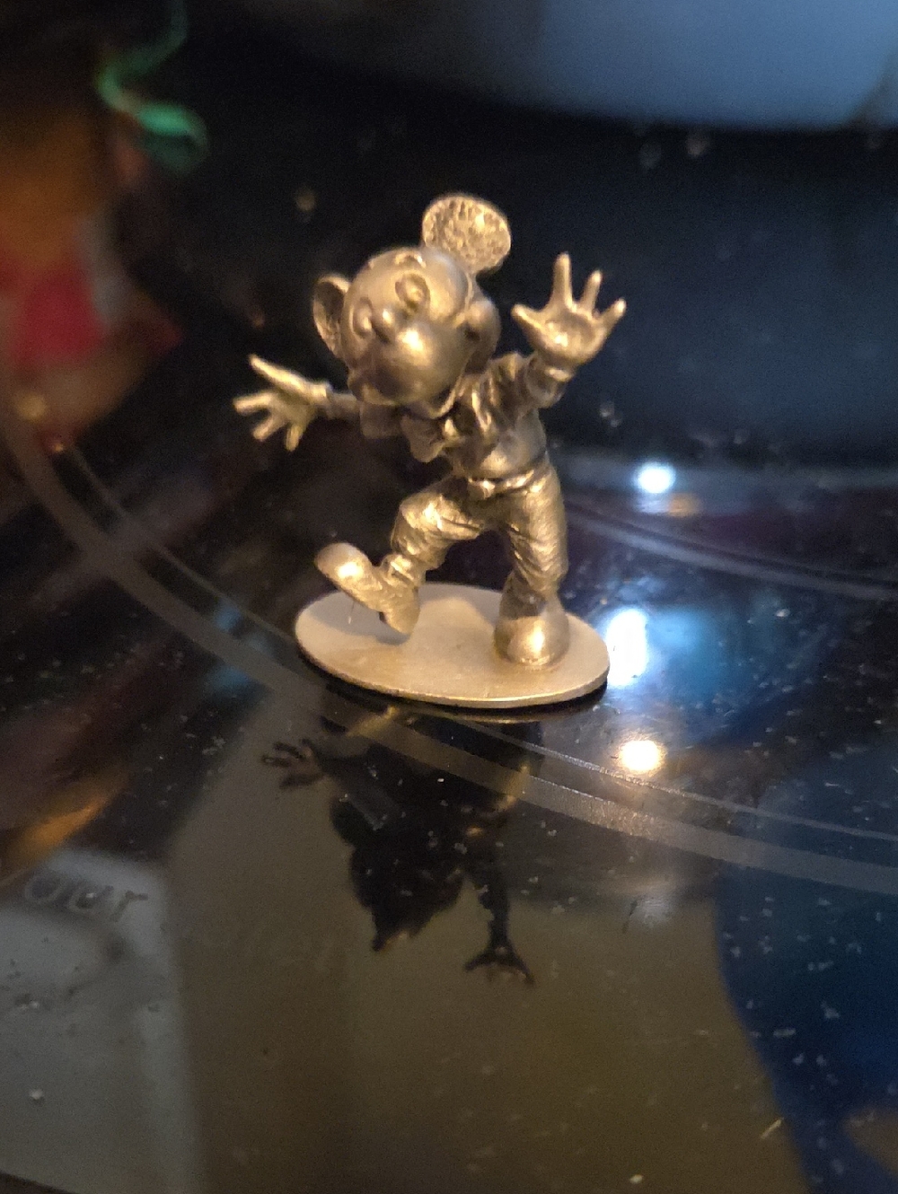 Metal Mouse Figurine - Pewter Hudson Vintage